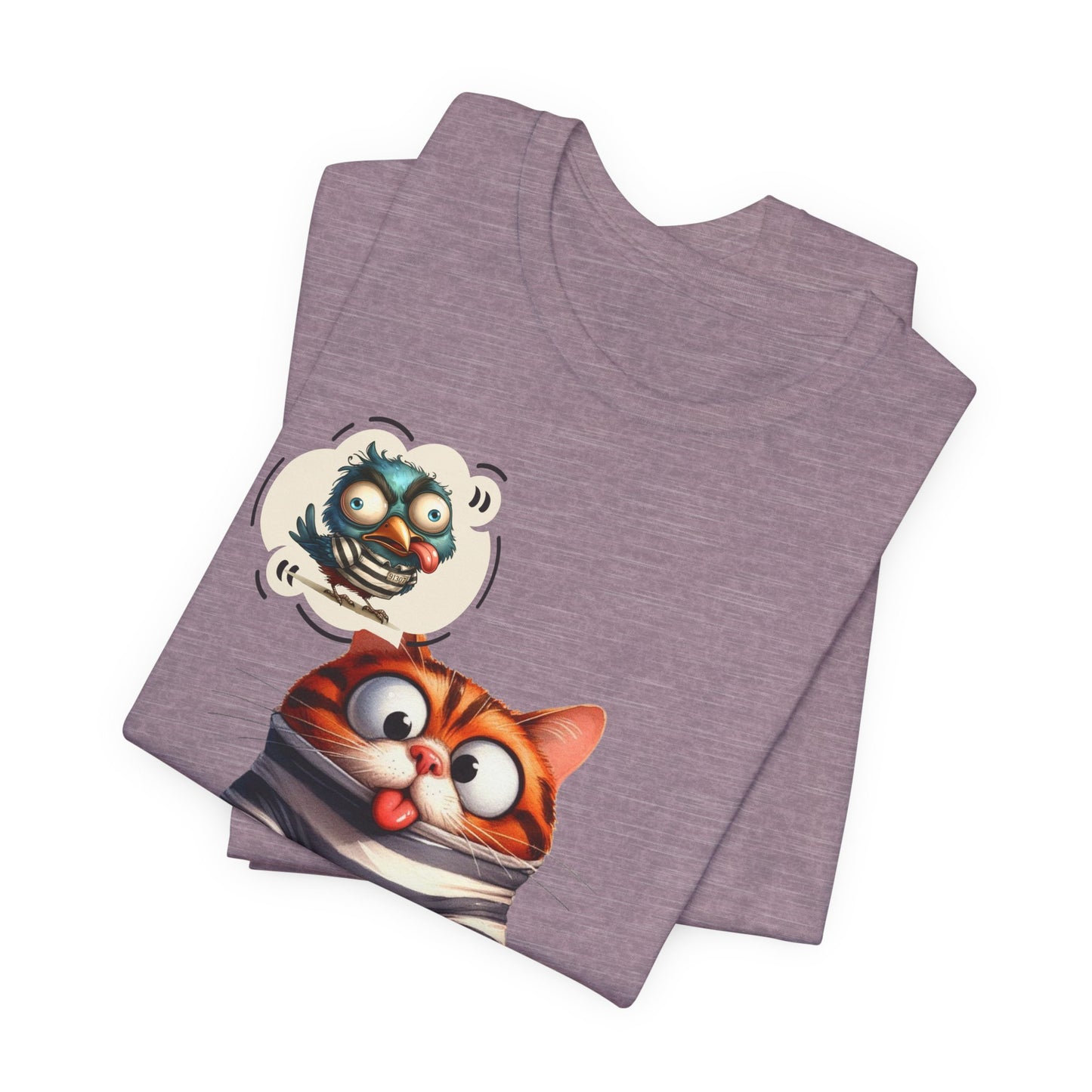 T-Shirt - Animal - Cat - I ate the jail bird (1a)
