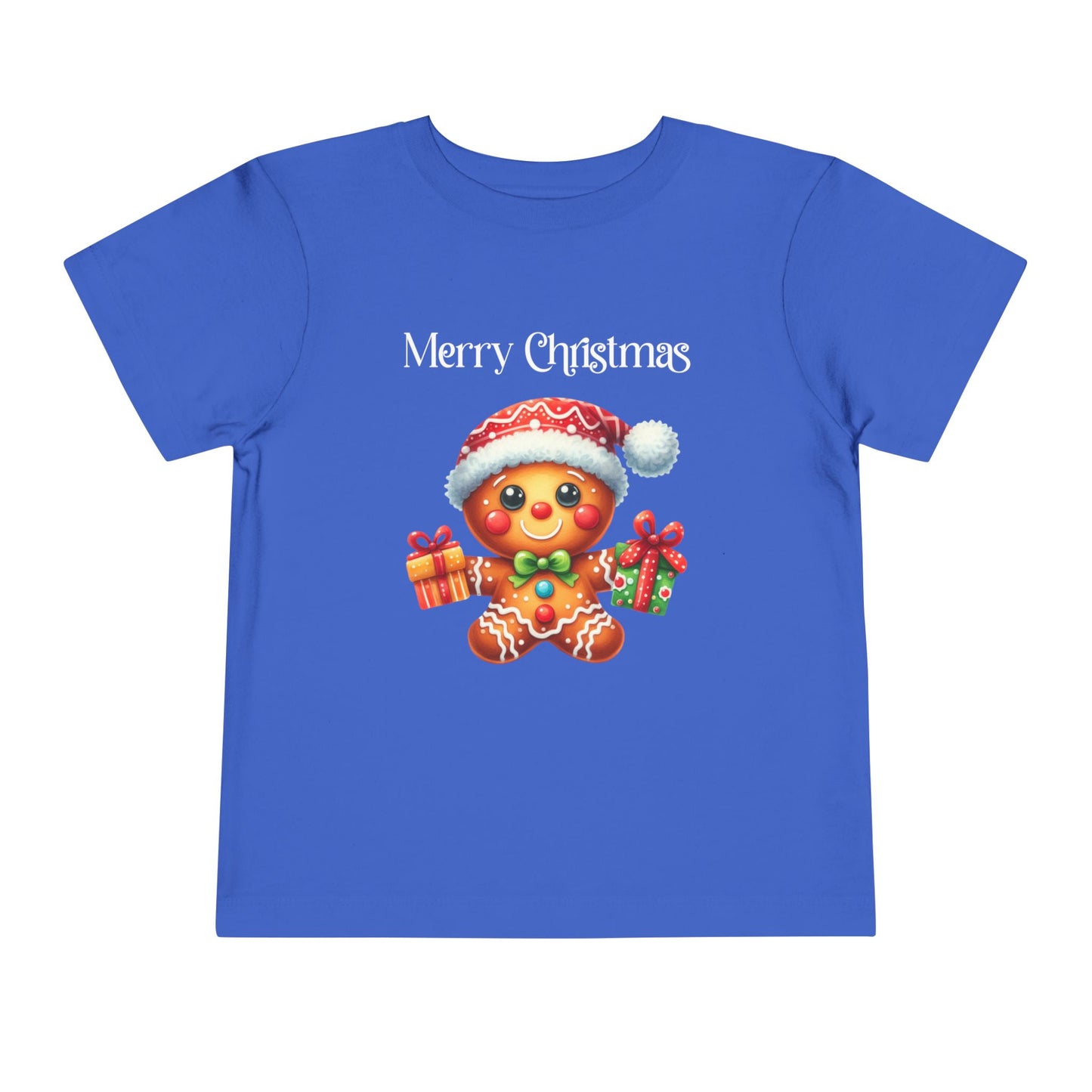Toddler Tee - Christmas - Gingerbread - Merry Christmas (01a)