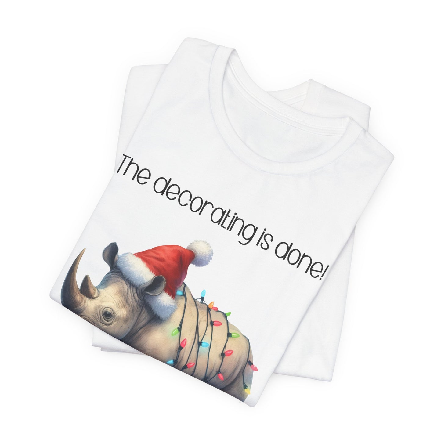 T-shirt - Christmas - Decorating Done (5a)