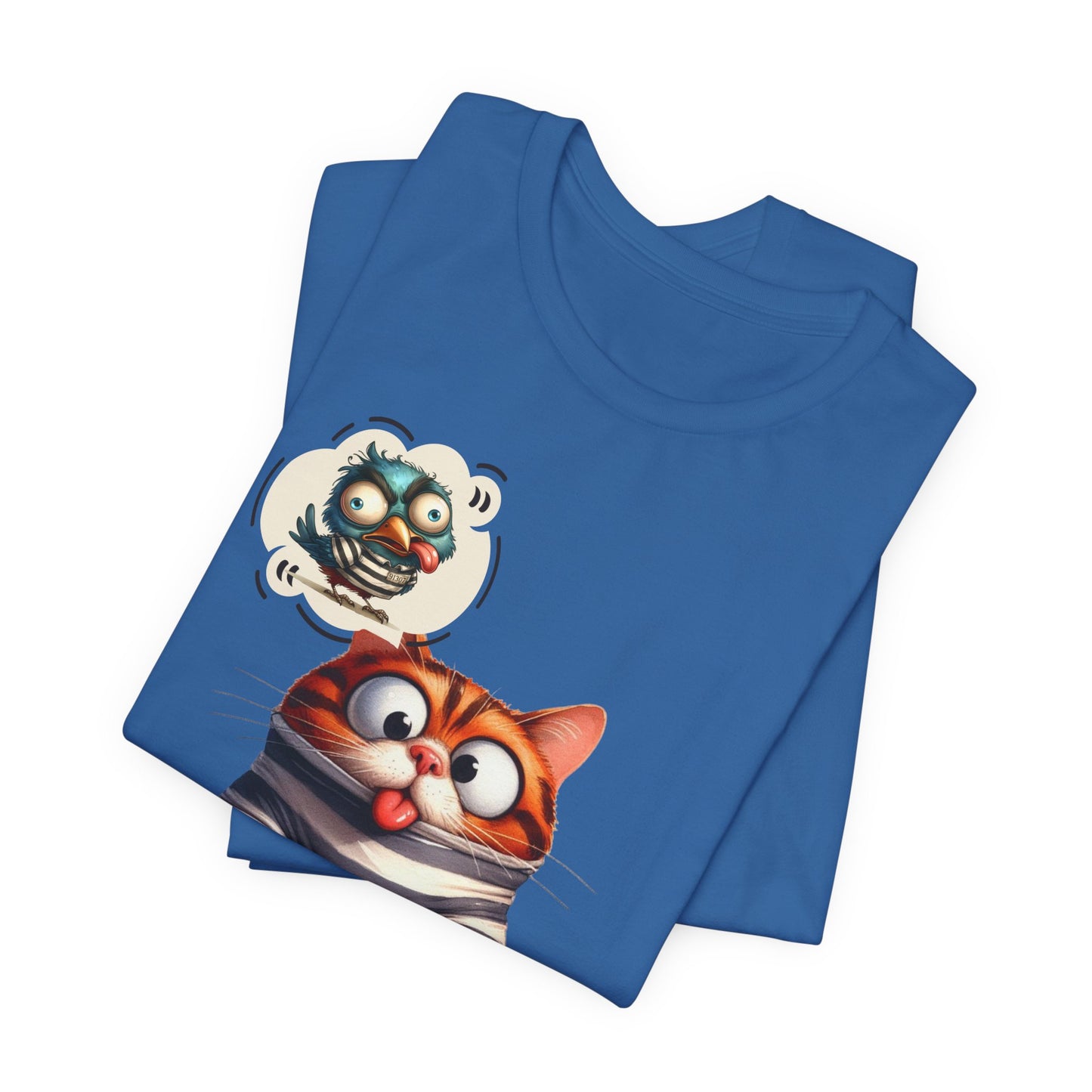 T-Shirt - Animal - Cat - I ate the jail bird (1B)