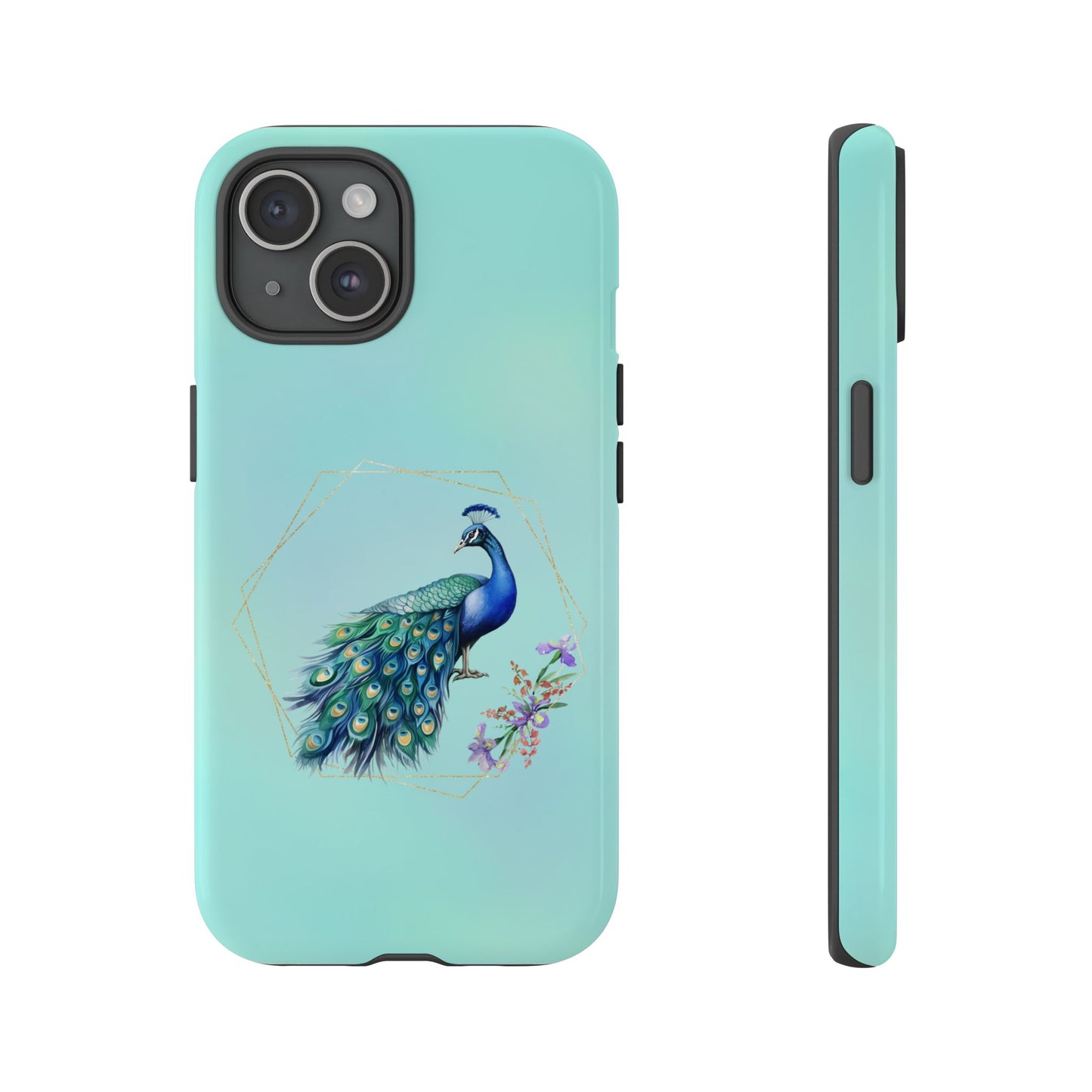 Tough Cell Phone Case - Animal - Peacock (2)