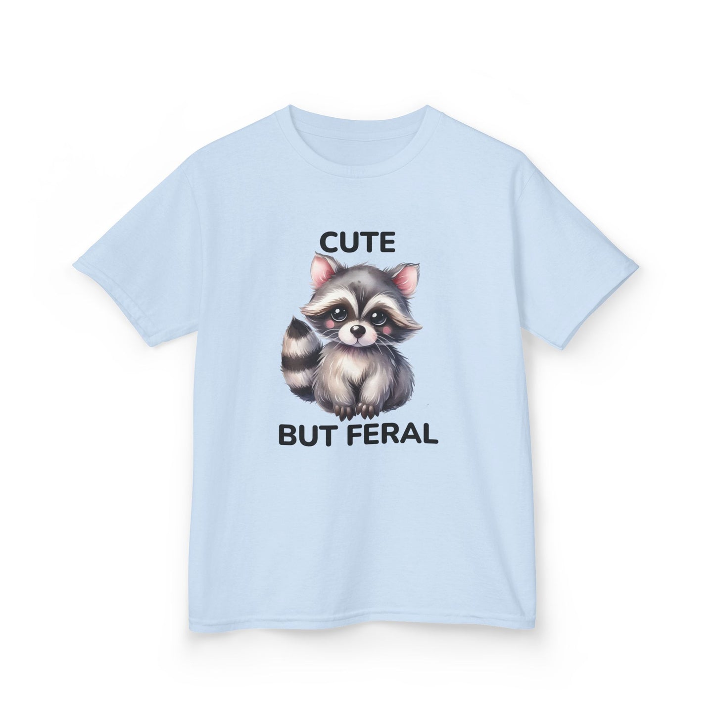 Child Tee - Animal / Racoon - Cute but Feral (02)