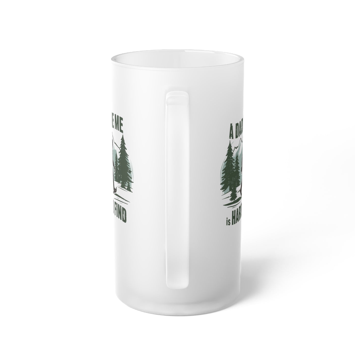 Frosted Glass Beer Mug - Dad - A Dad Like Me (1)