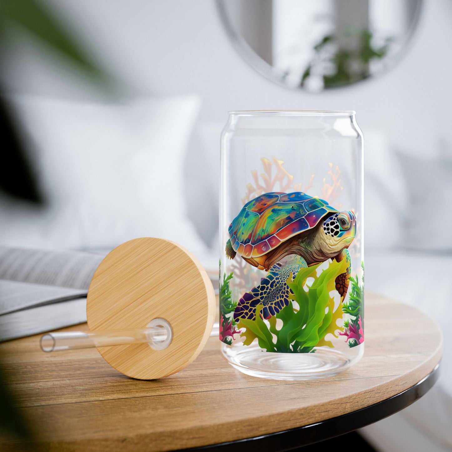 Sipper Glass - Animal - Turtle (1)