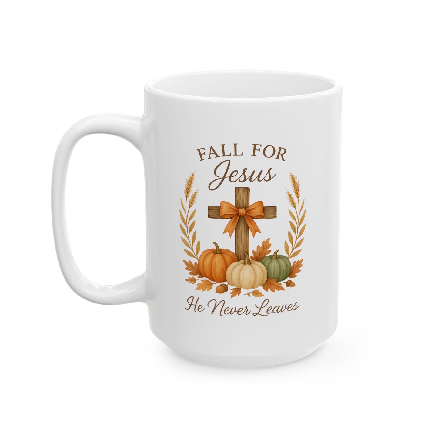 Ceramic Mug - Faith - Fall for Jesus (01 Autumn)
