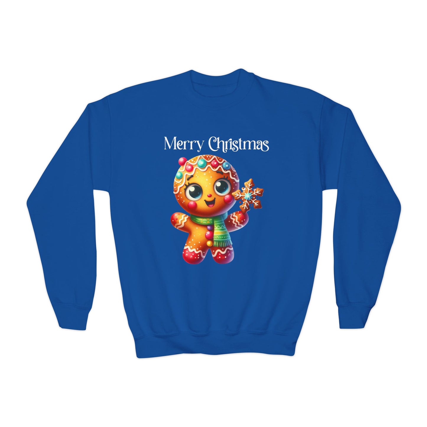 Child Sweatshirt - Christmas - Gingerbread - Merry Christmas (03a)