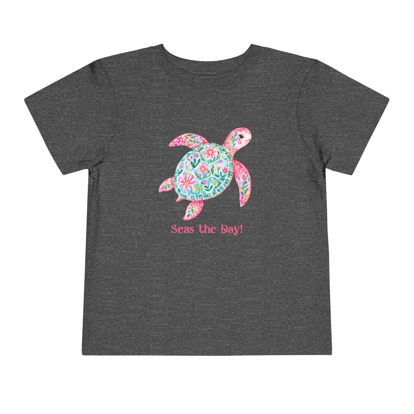 Toddler Tee - Animal - Seas the Day Turtle (01)