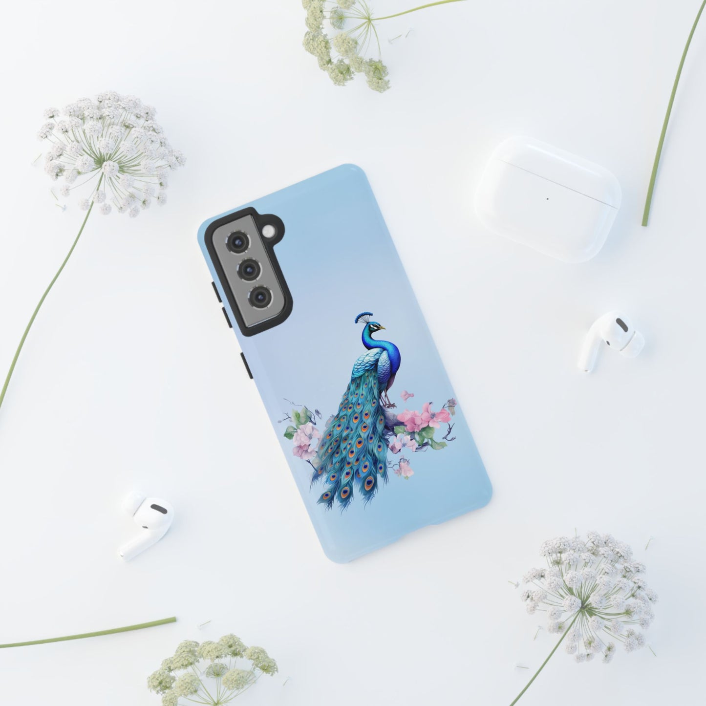 Tough Cell Phone Case - Animal - Peacock (1)