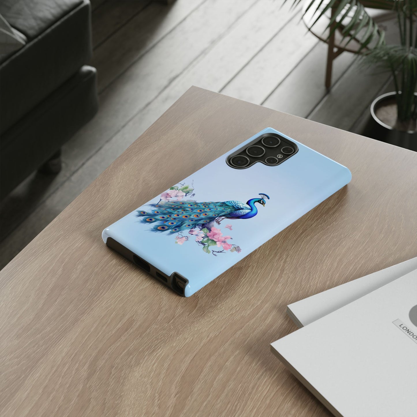 Tough Cell Phone Case - Animal - Peacock (1)