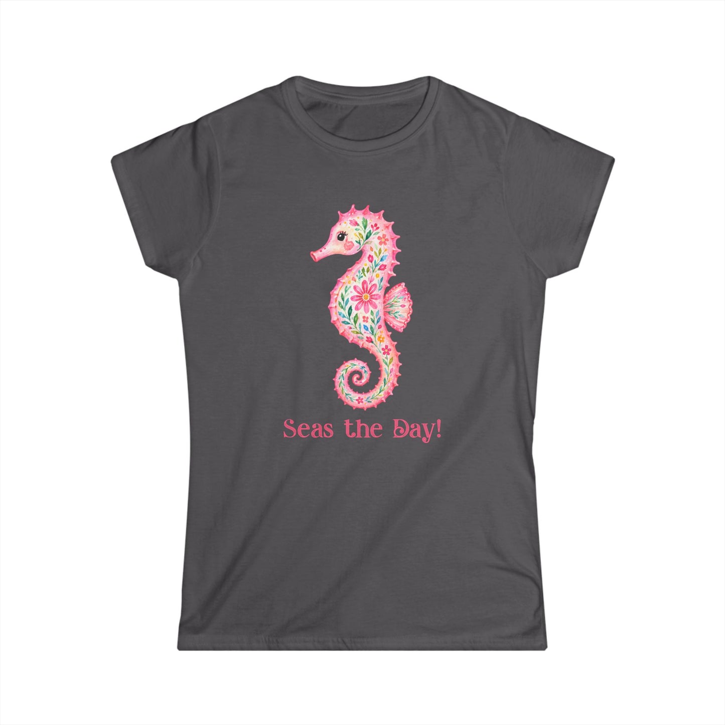 Female T-Shirt - Animal - Seas the Day Sea Horse (01)
