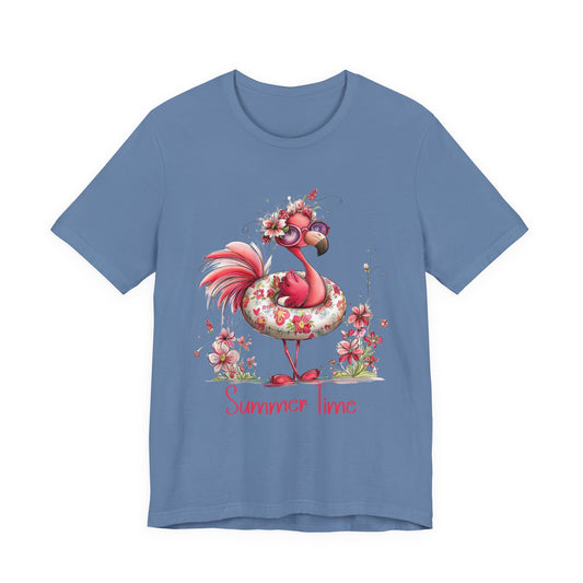 T-Shirt - Animal - Flamingo - Summer Time 01