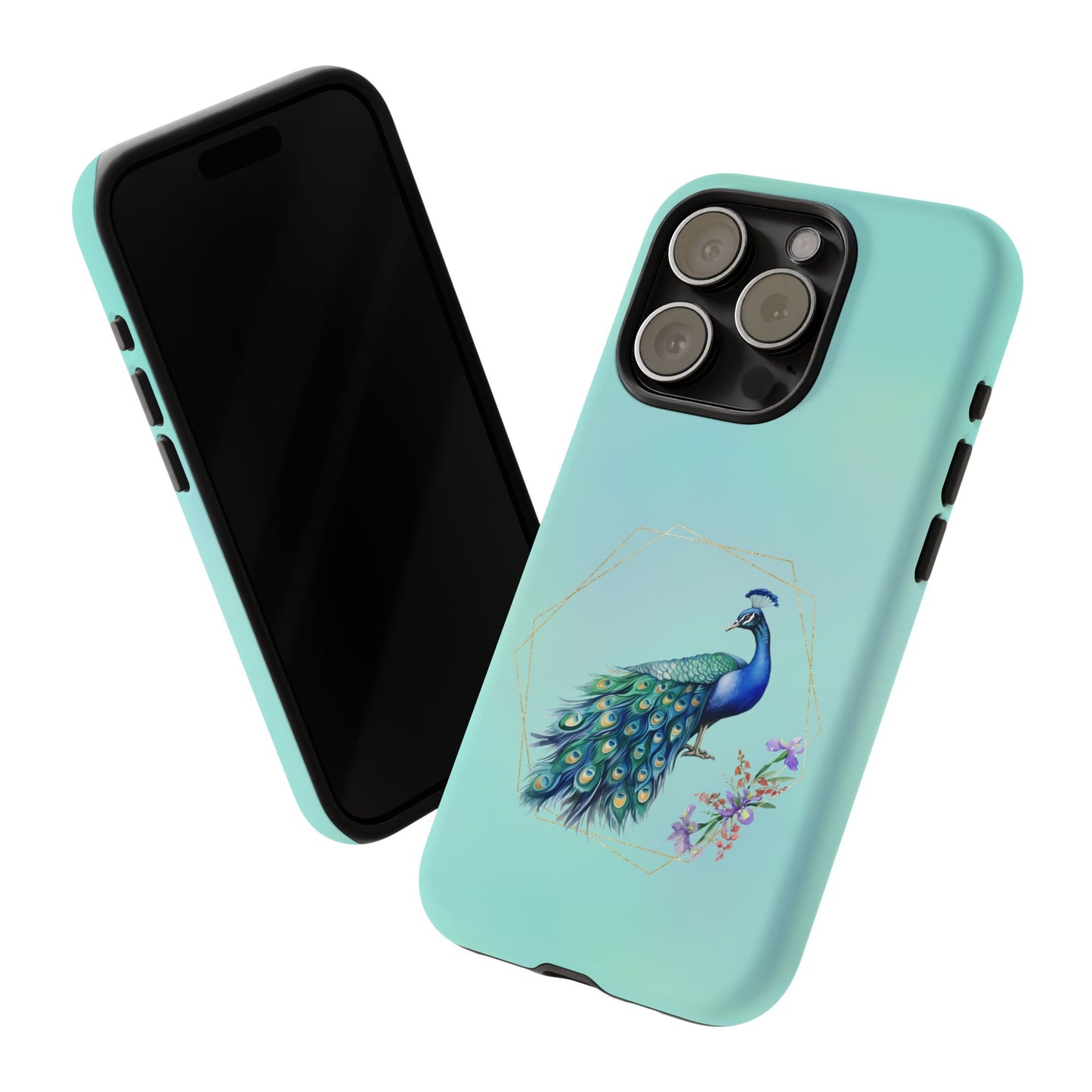 Tough Cell Phone Case - Animal - Peacock (2)