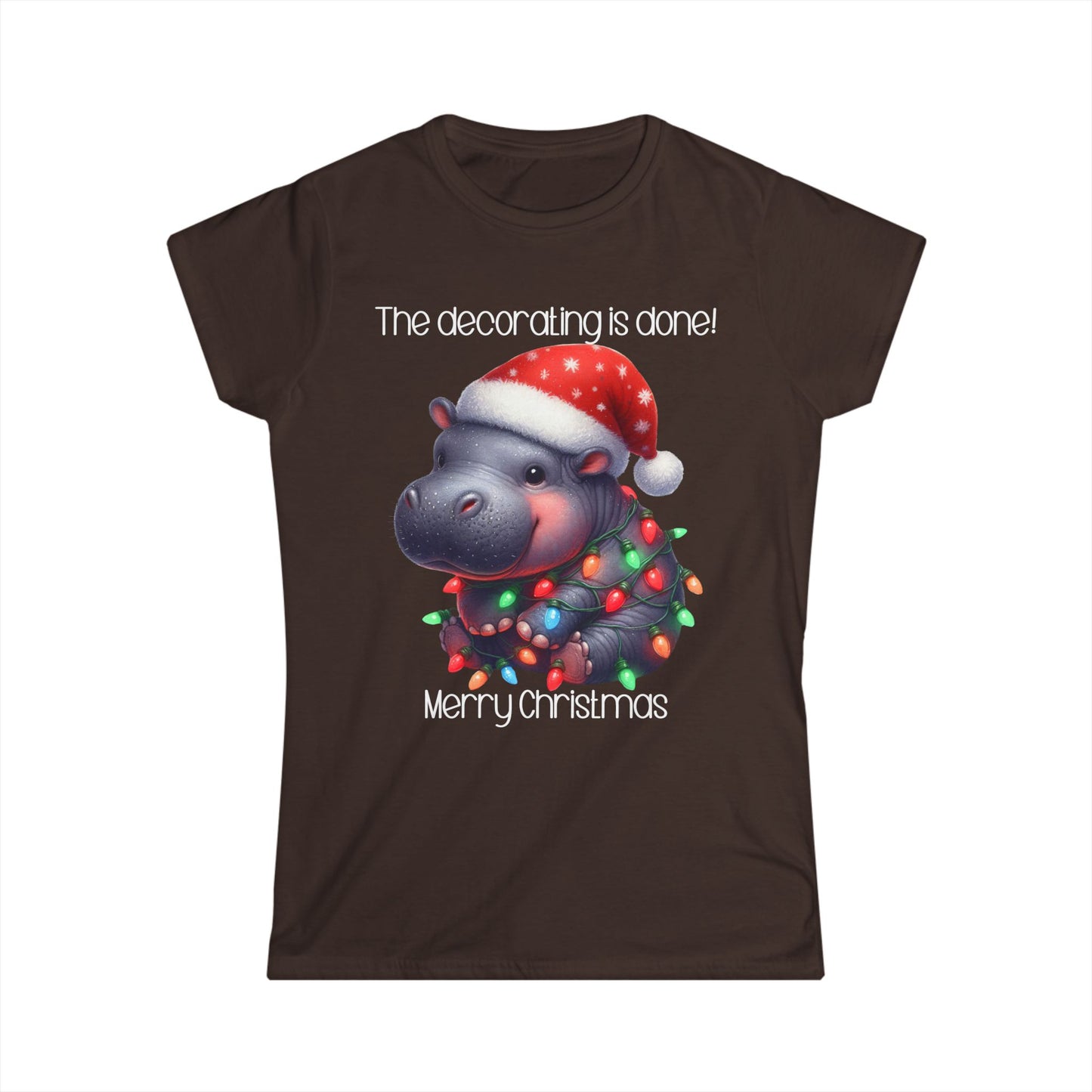 Female T-Shirt - Christmas - Decorating Done (06)