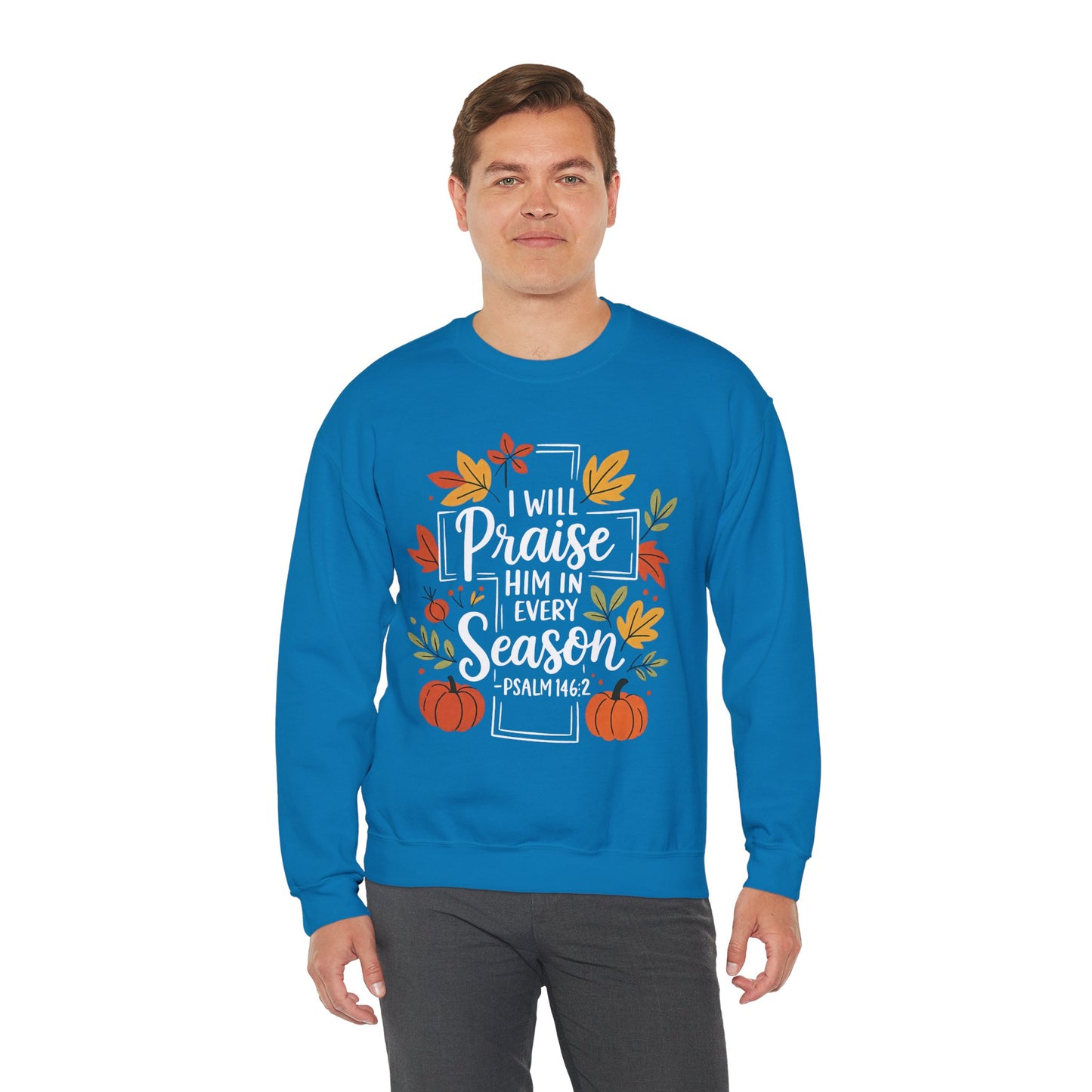 Sweatshirt - Faith - I will Praise Him in Every Season (01 Autumn)