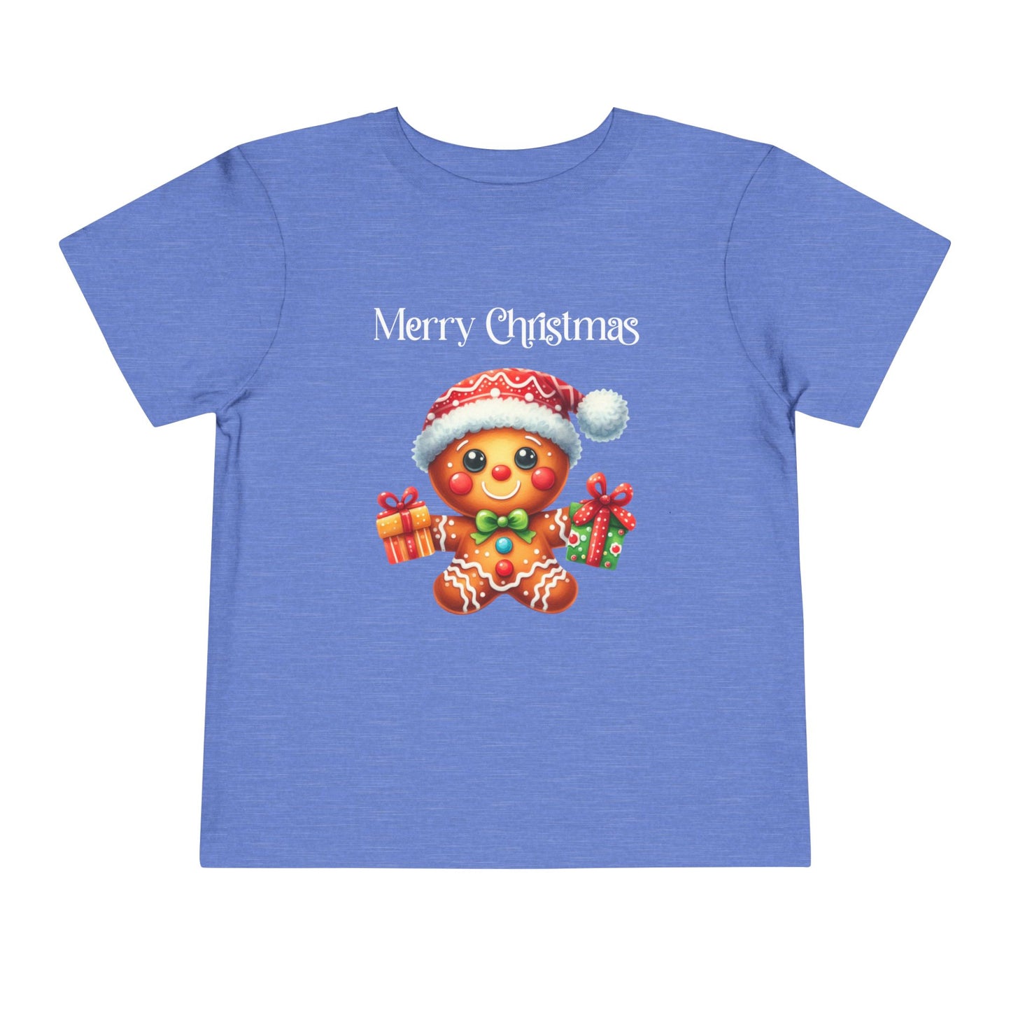 Toddler Tee - Christmas - Gingerbread - Merry Christmas (01a)