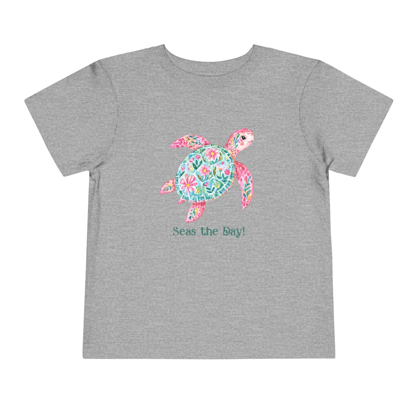 Toddler Tee - Animal - Seas the Day Turtle (01)