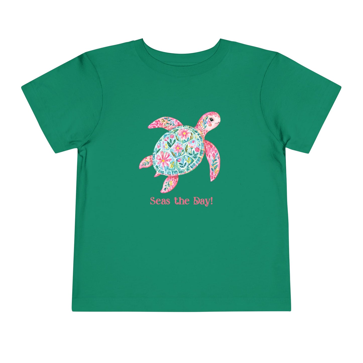 Toddler Tee - Animal - Seas the Day Turtle (01)