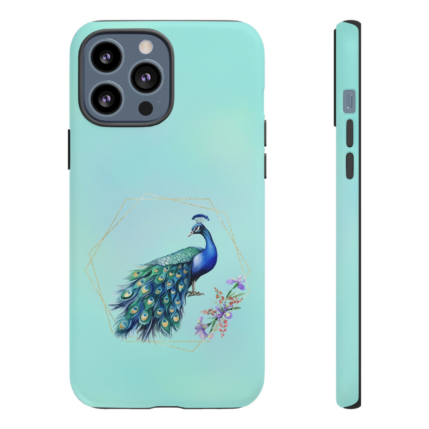 Tough Cell Phone Case - Animal - Peacock (2)