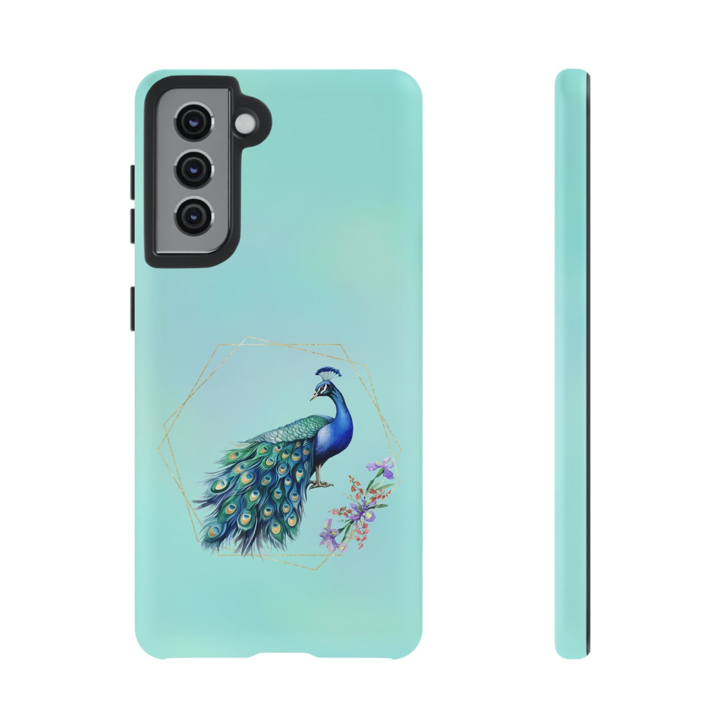 Tough Cell Phone Case - Animal - Peacock (2)