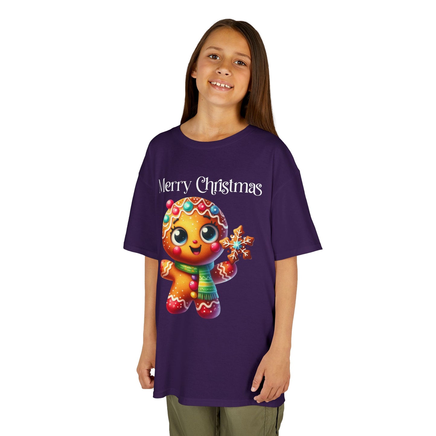 Child Tee - Christmas - Gingerbread - Merry Christmas (03a)