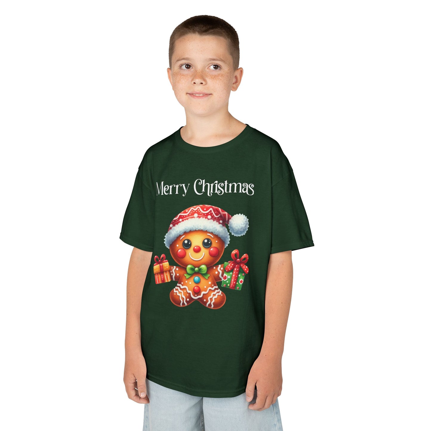 Child Tee - Christmas - Gingerbread - Merry Christmas (01a)