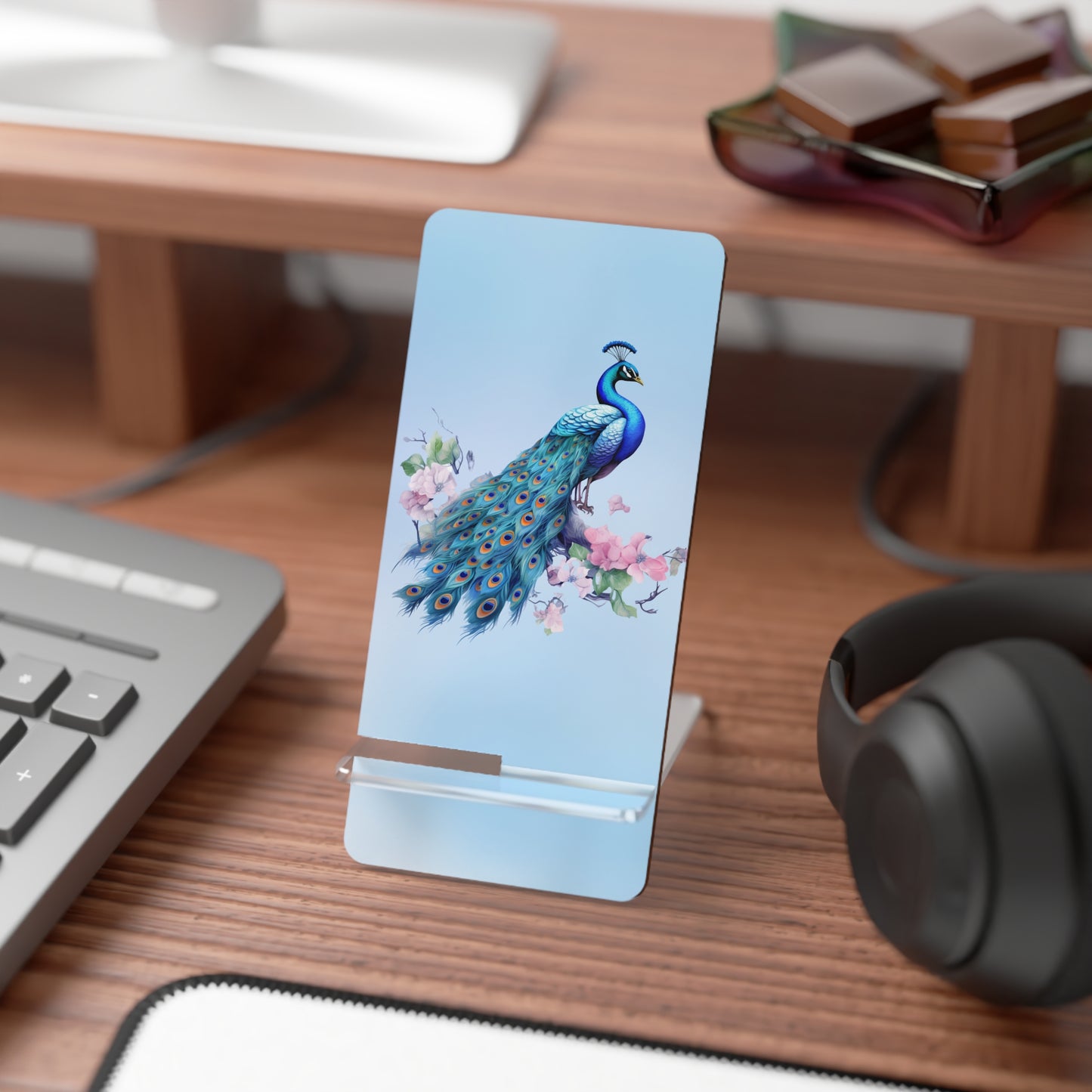 Phone Stand - Animal - Peacock (1)