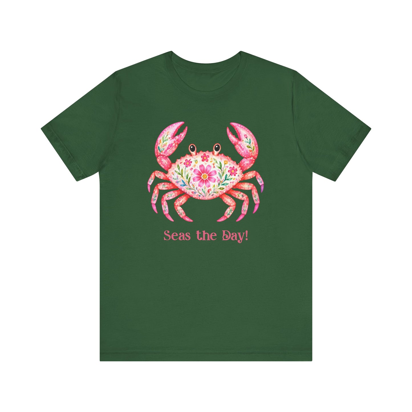 T-Shirt - Animal - Seas the Day Crab (01)