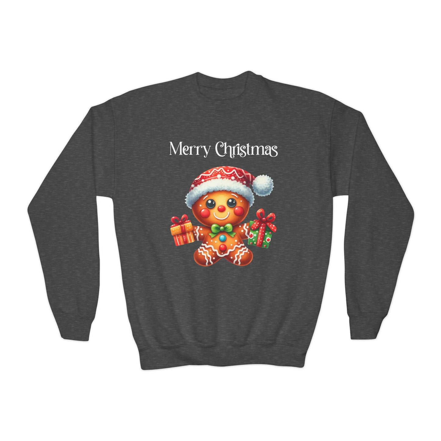 Child Sweatshirt - Christmas - Gingerbread - Merry Christmas (01a)