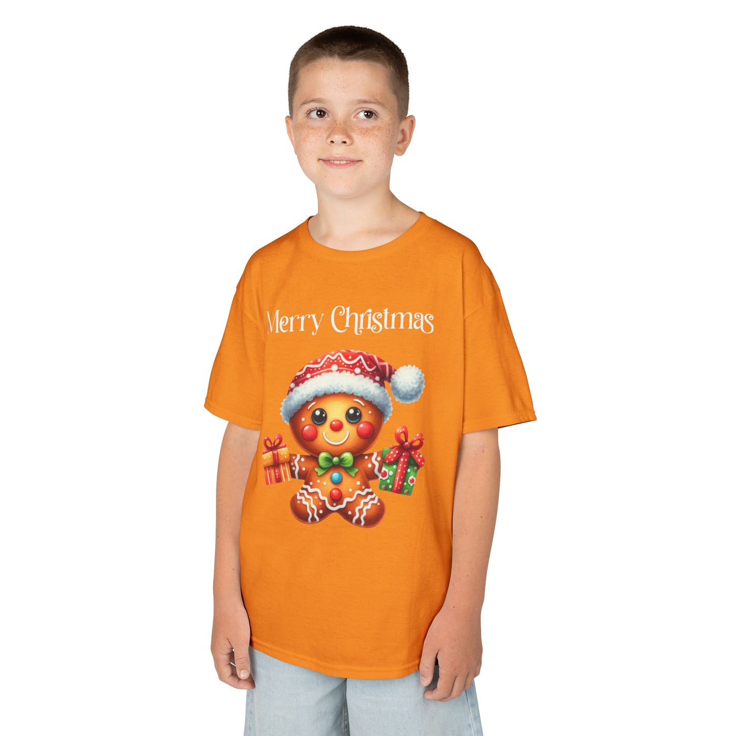 Child Tee - Christmas - Gingerbread - Merry Christmas (01a)
