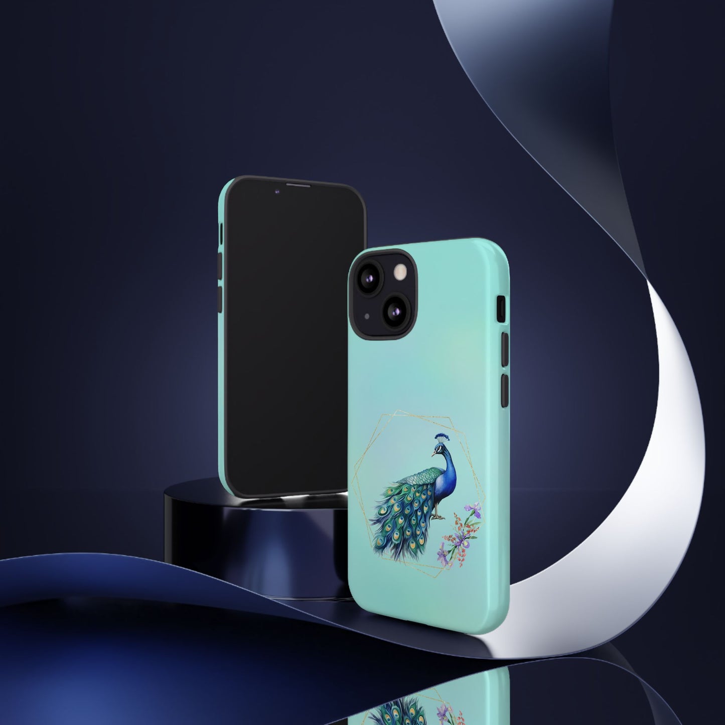 Tough Cell Phone Case - Animal - Peacock (2)