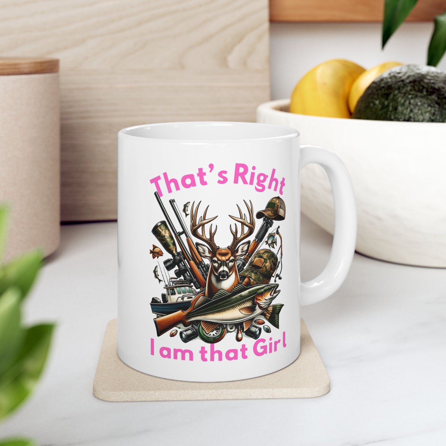 Ceramic Mug - Hunting - I am that Girl (1)