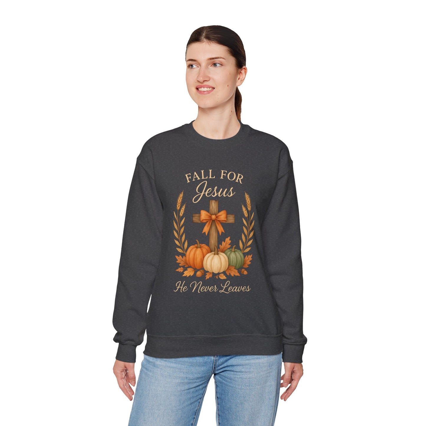Sweatshirt - Faith -  Fall for Jesus (01 Autumn)