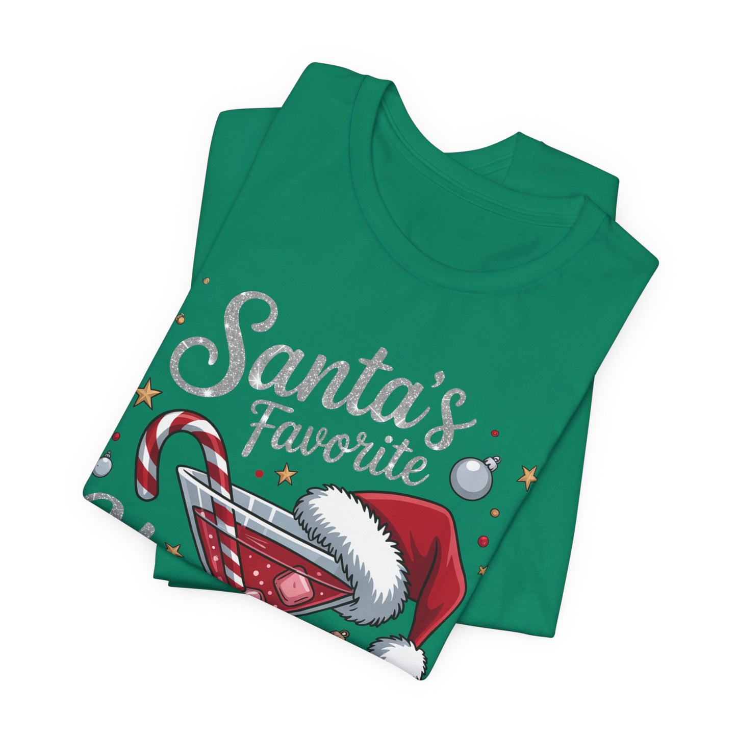 T-shirt - Christmas - Santa's Fav. Hot Mess (01)