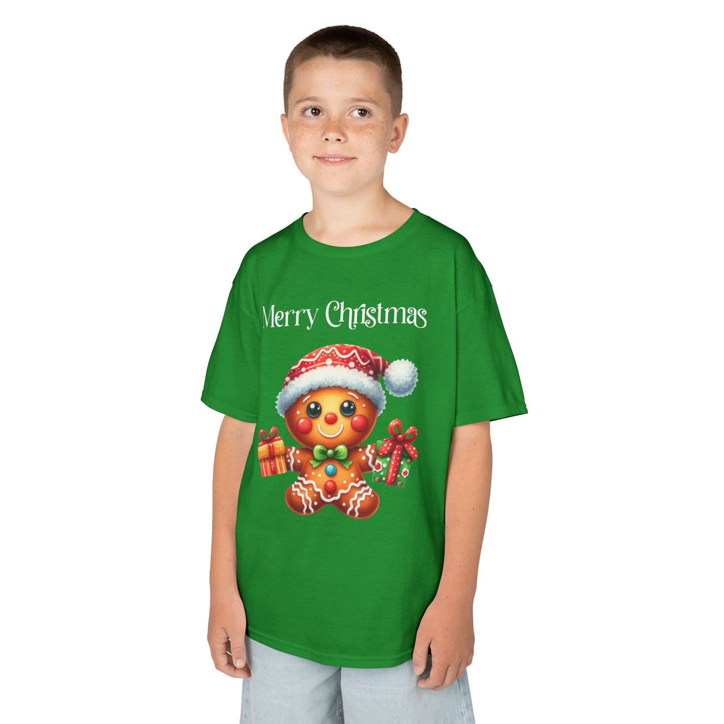 Child Tee - Christmas - Gingerbread - Merry Christmas (01a)