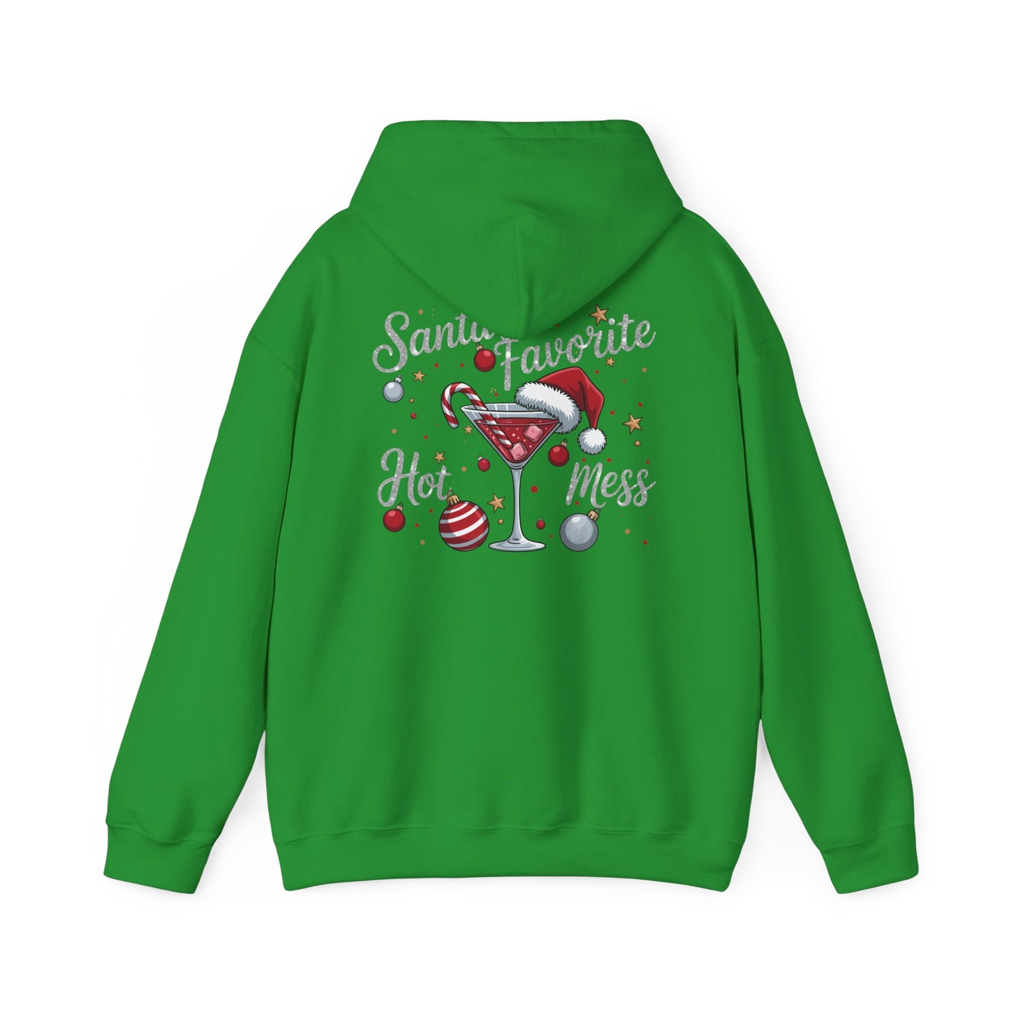 Heavy Blend Hoodie - Christmas - Santa's Fav. Hot Mess (01)