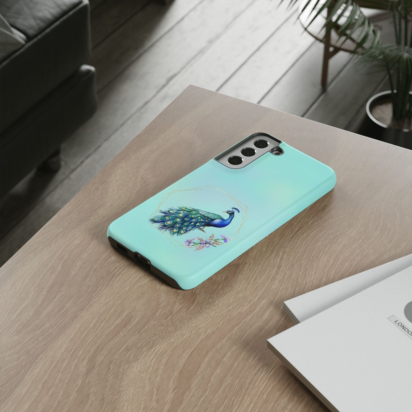 Tough Cell Phone Case - Animal - Peacock (2)