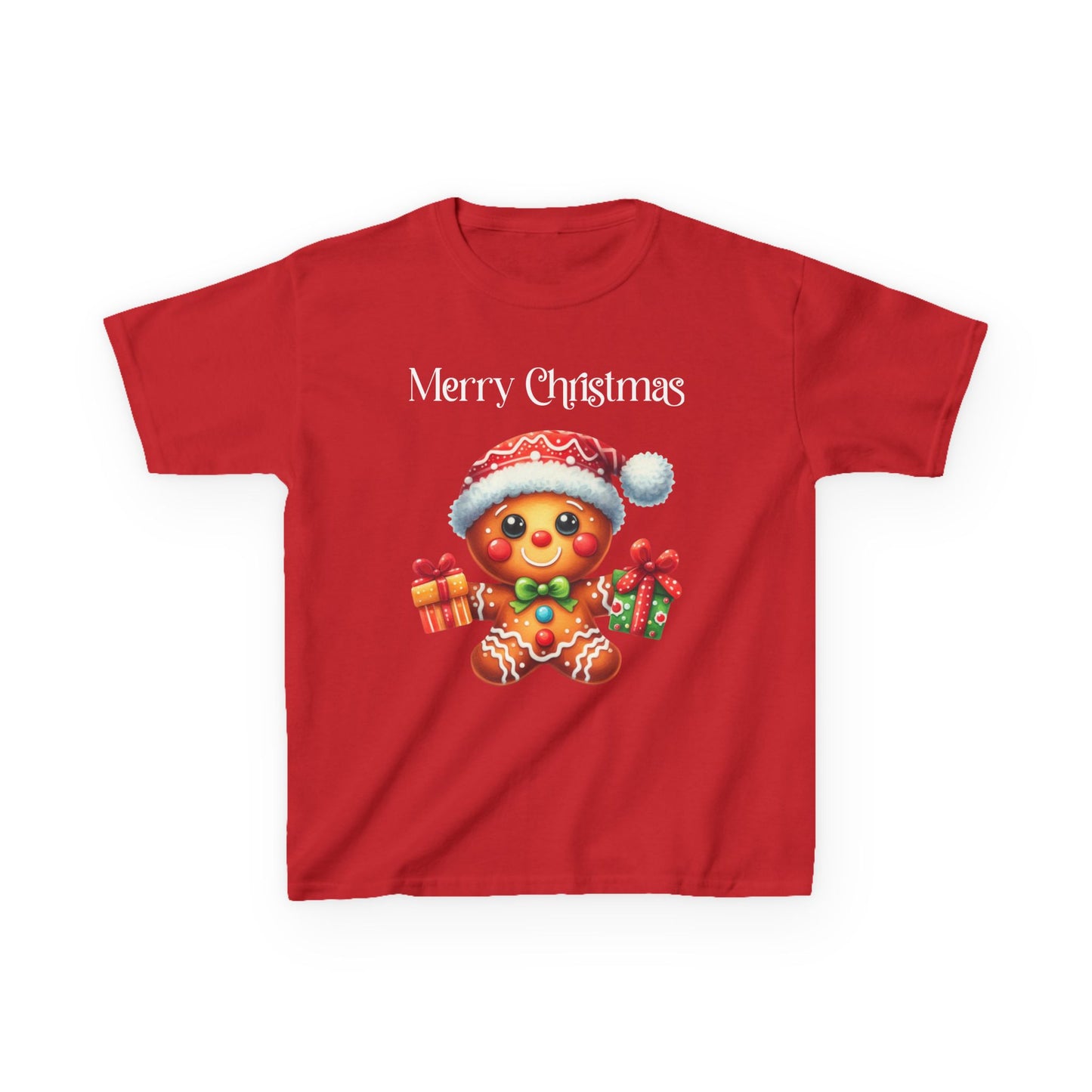 Child Tee - Christmas - Gingerbread - Merry Christmas (01a)