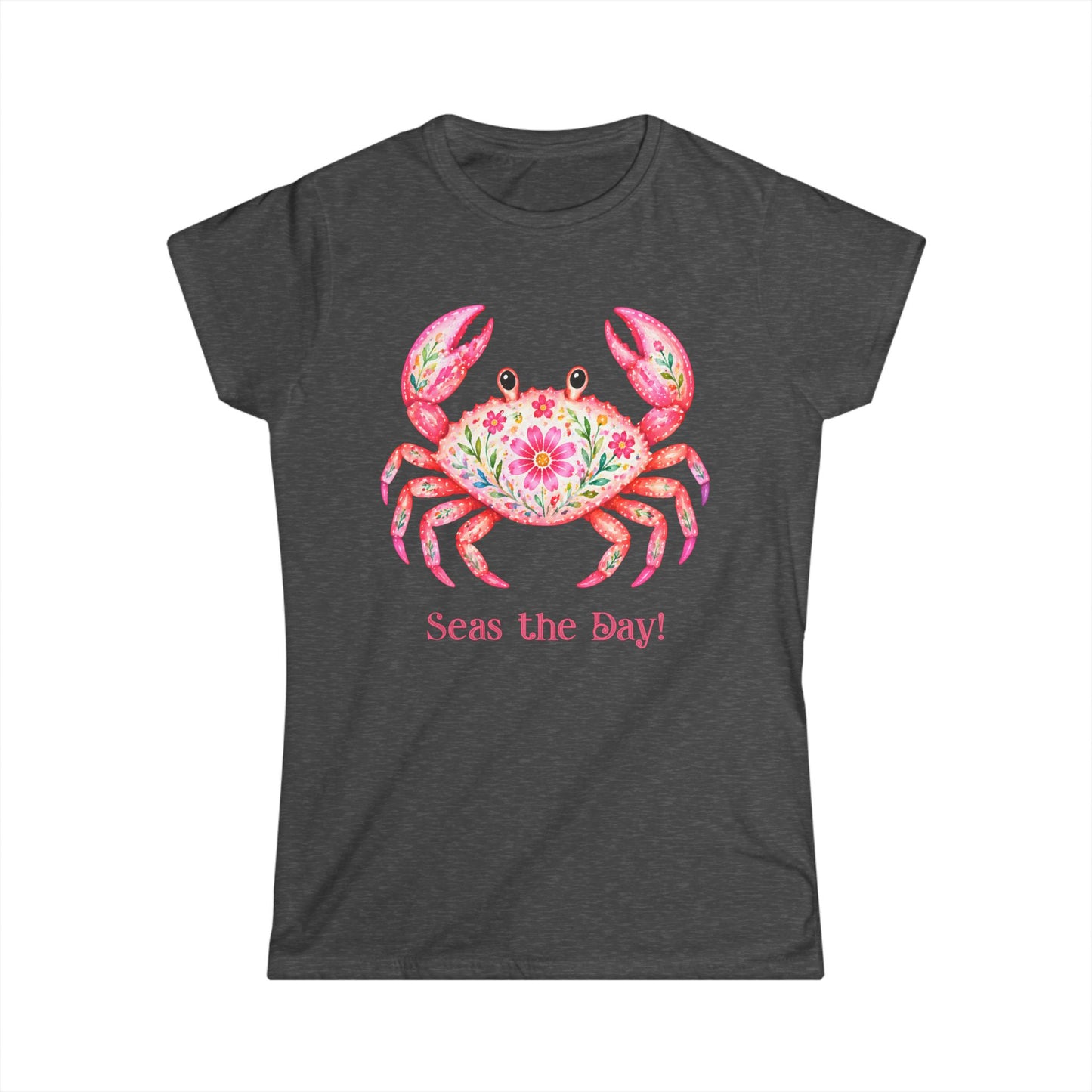 Female T-Shirt - Animal - Seas the Day Crab (01)