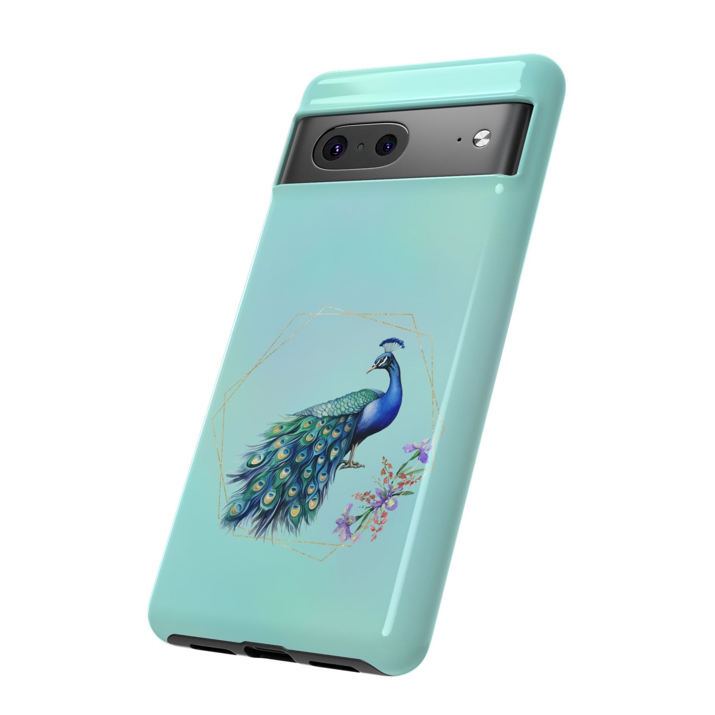 Tough Cell Phone Case - Animal - Peacock (2)