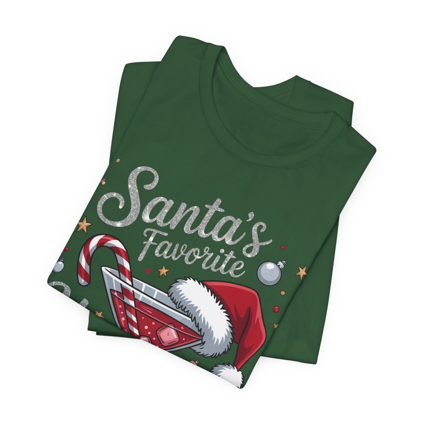 T-shirt - Christmas - Santa's Fav. Hot Mess (01)