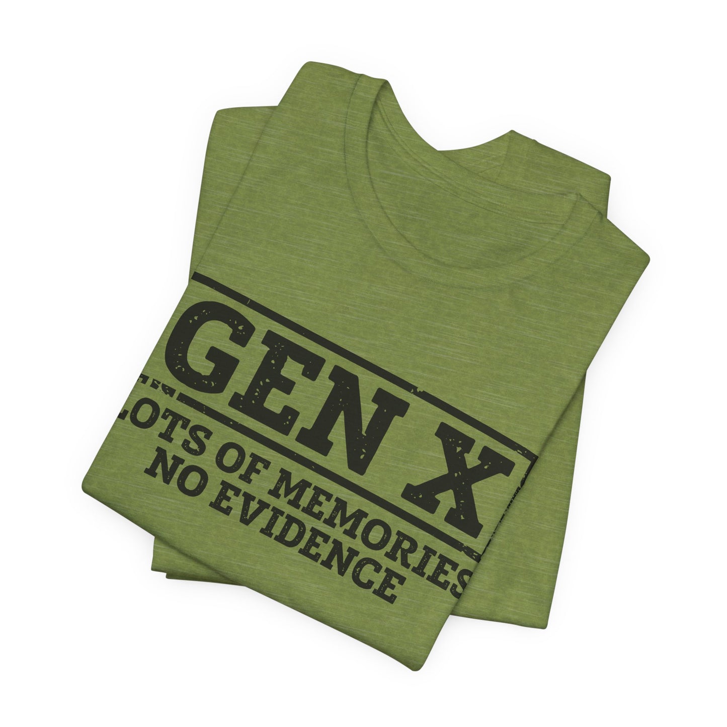T-shirt - Sarcastic - GenX No Memories (01-black)