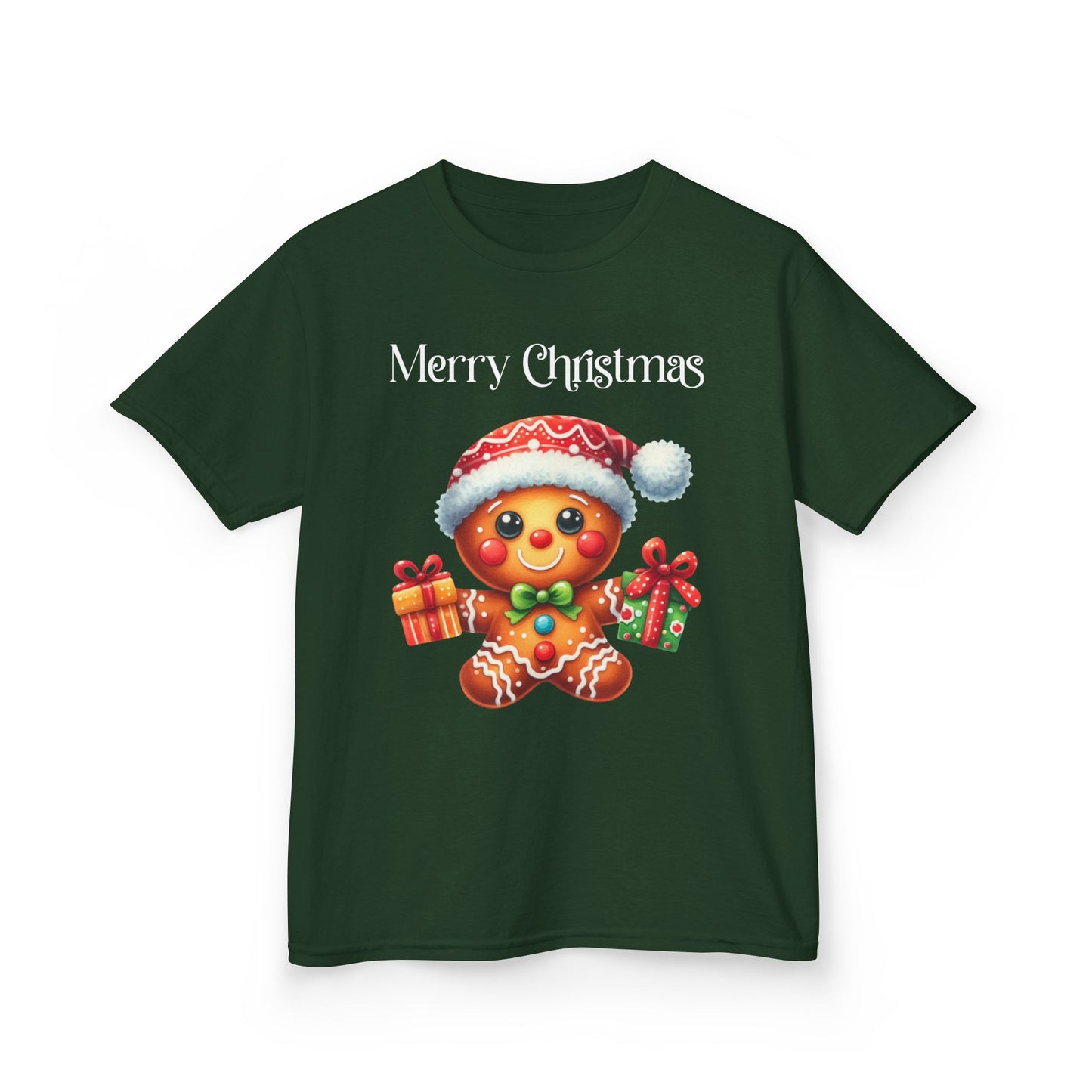 Child Tee - Christmas - Gingerbread - Merry Christmas (01a)