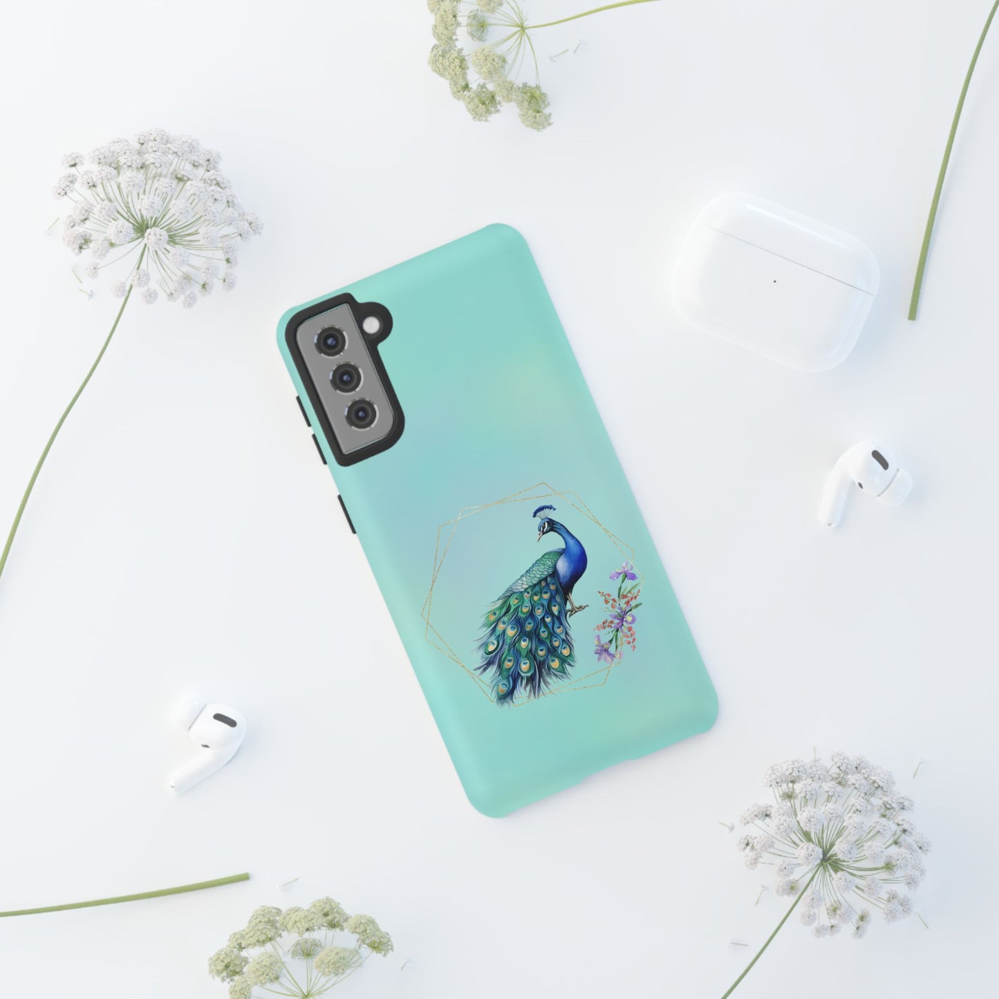 Tough Cell Phone Case - Animal - Peacock (2)