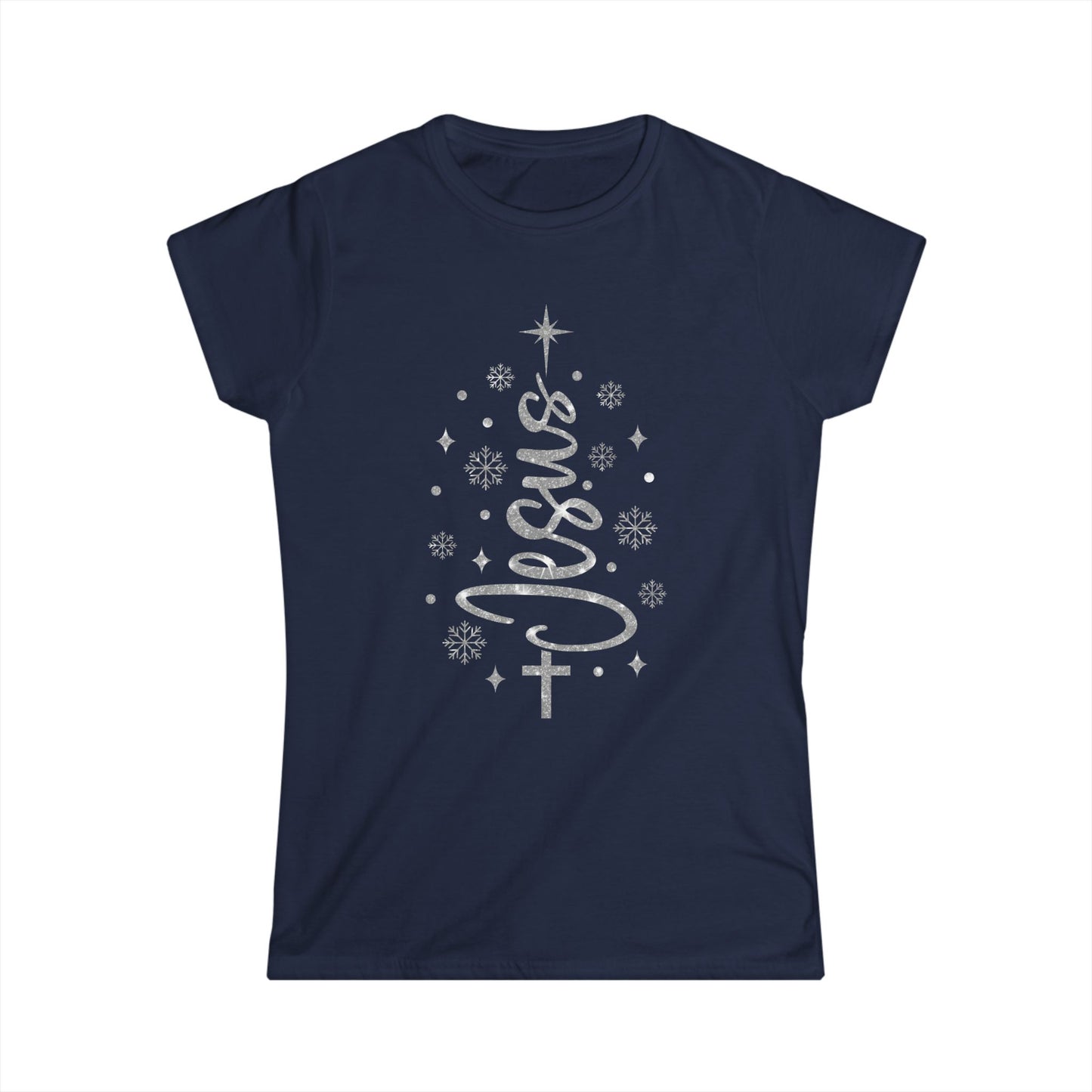 Female T-Shirt - Christmas - Jesus Tree (01a)