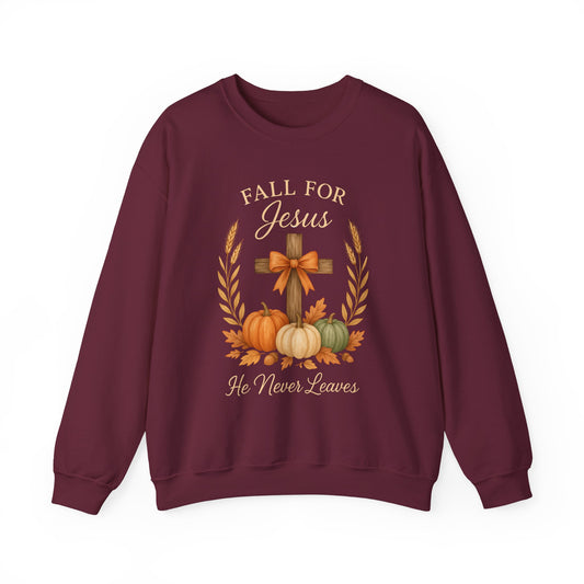 Sweatshirt - Faith -  Fall for Jesus (01 Autumn)