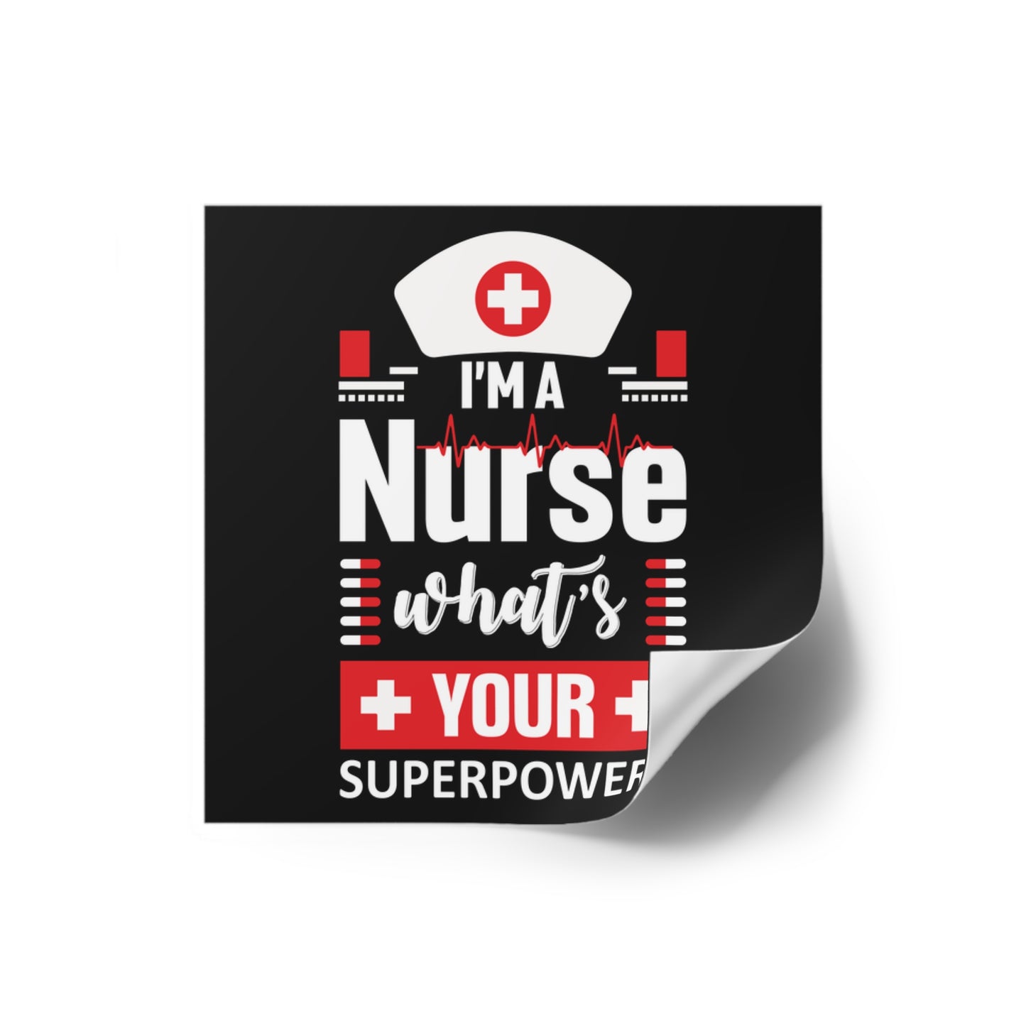 Nurse Superpower Sticker