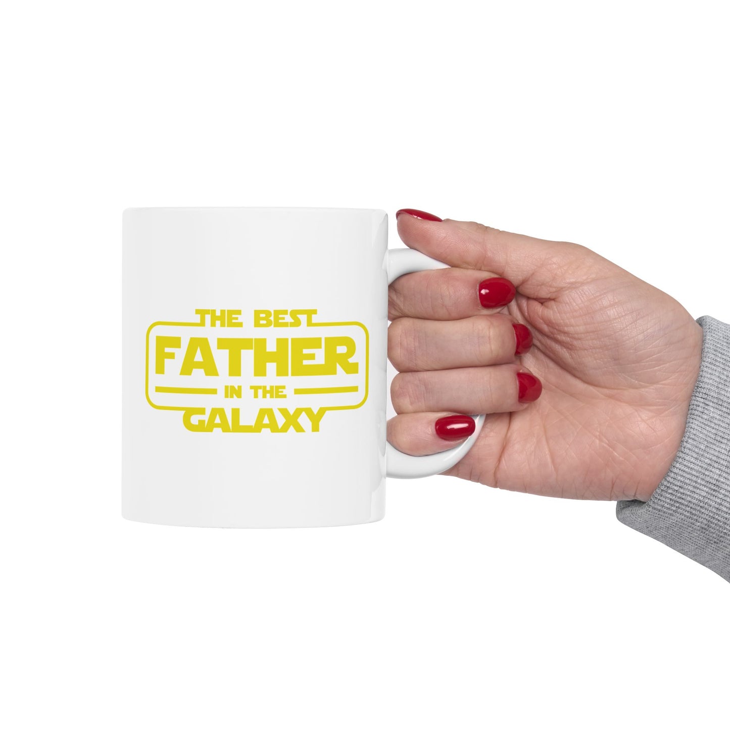 Ceramic Mug - Dad - Best Father in Galaxy (1)