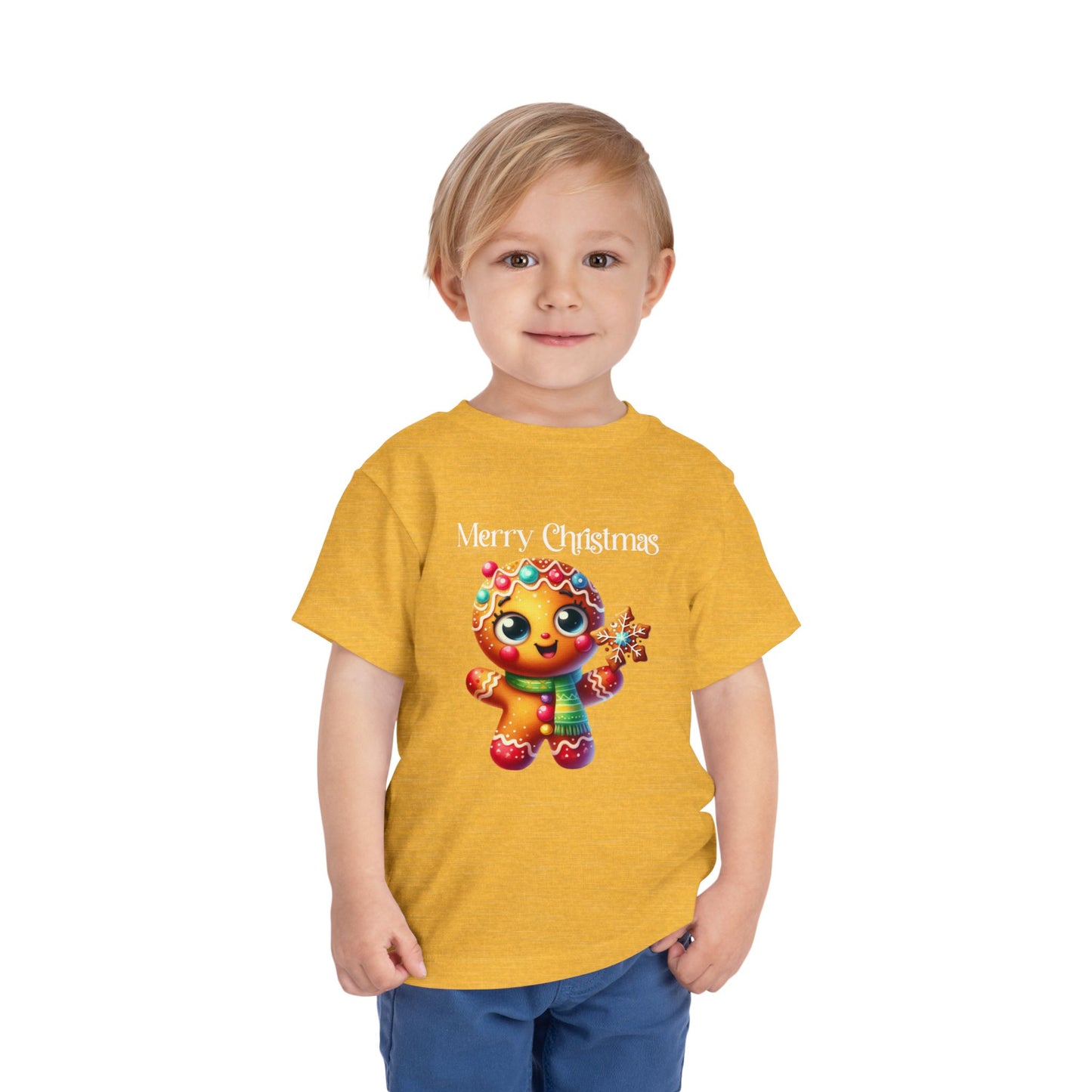 Toddler Tee - Christmas - Gingerbread - Merry Christmas (03a)