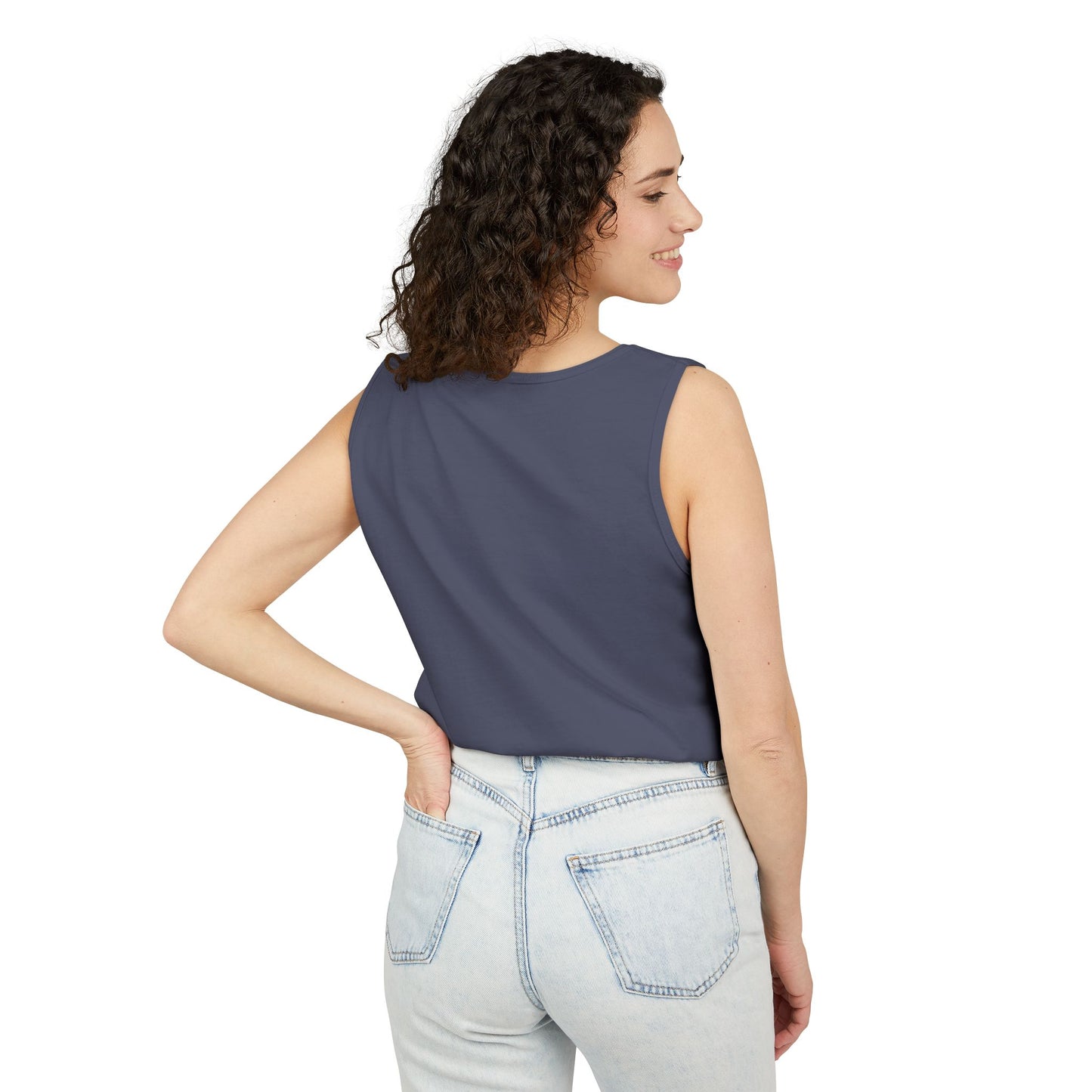 Unisex Tank Top - Funny - Fun Fact: I Do Not Care - White Writing
