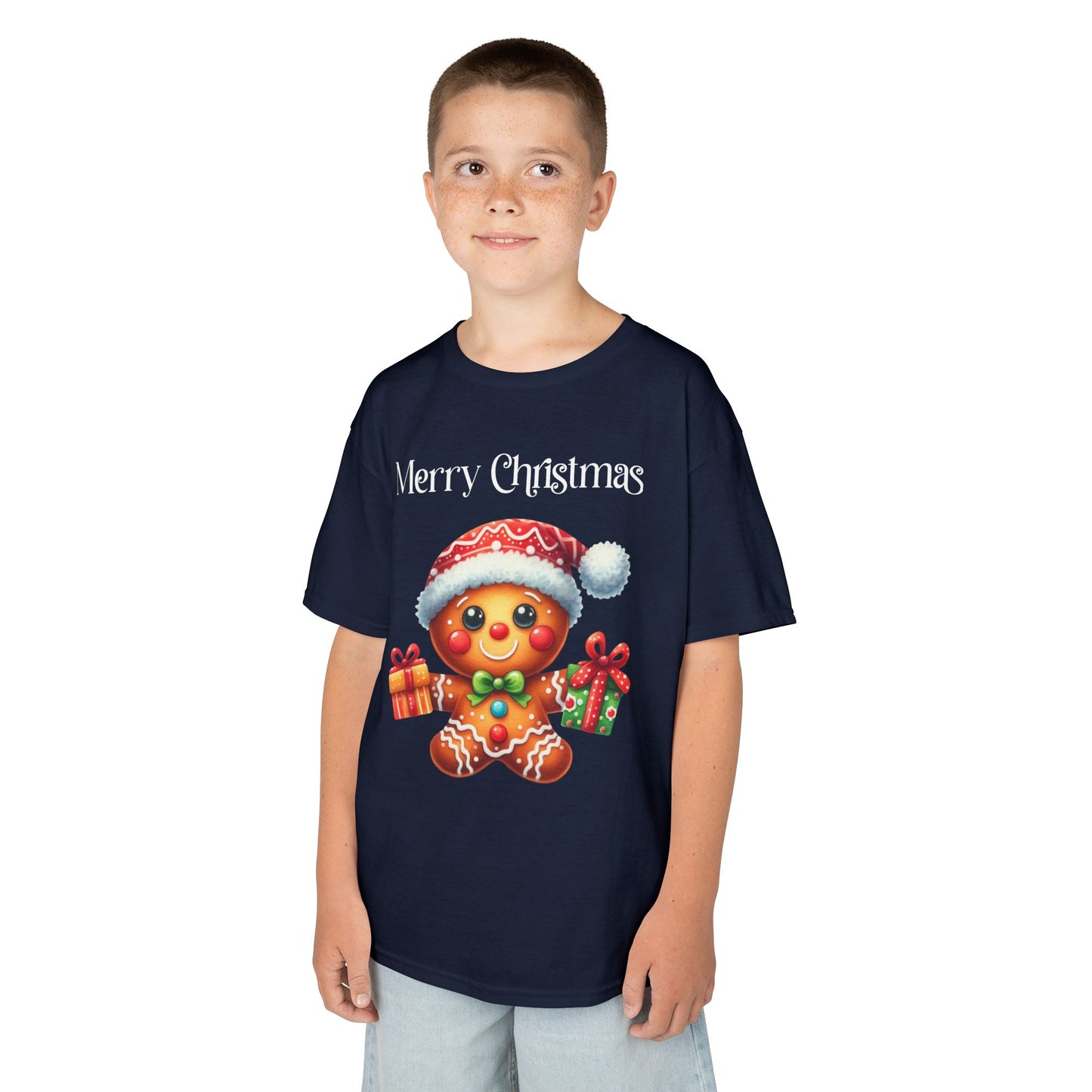 Child Tee - Christmas - Gingerbread - Merry Christmas (01a)